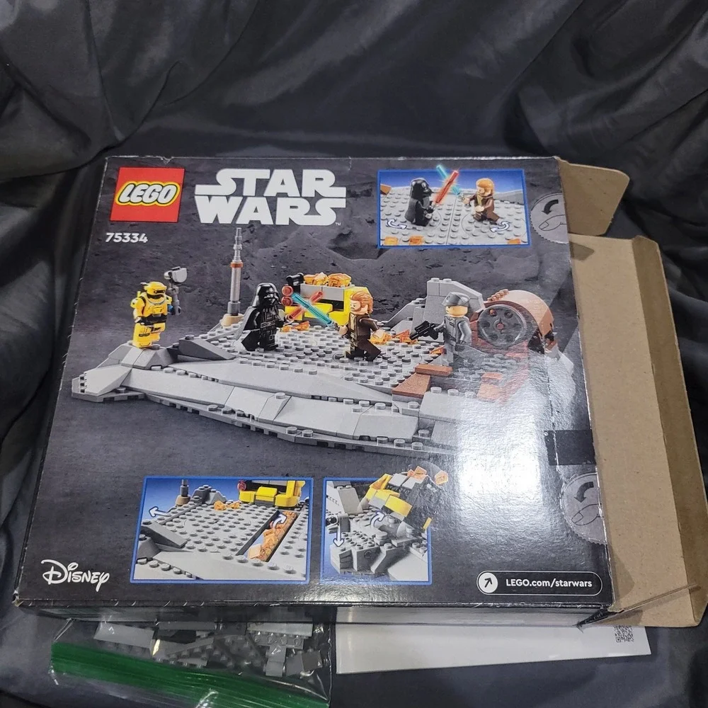 Lego Star Wars 75334 Obi-Wan Kenobi vs Darth Vader 408 Pieces Retired